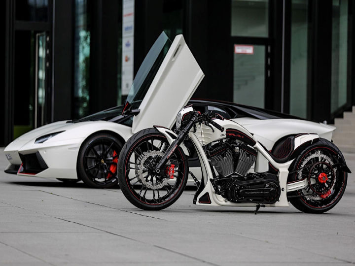 Check Out This Lamborghini-Inspired Harley-Davidson Custom - ZigWheels