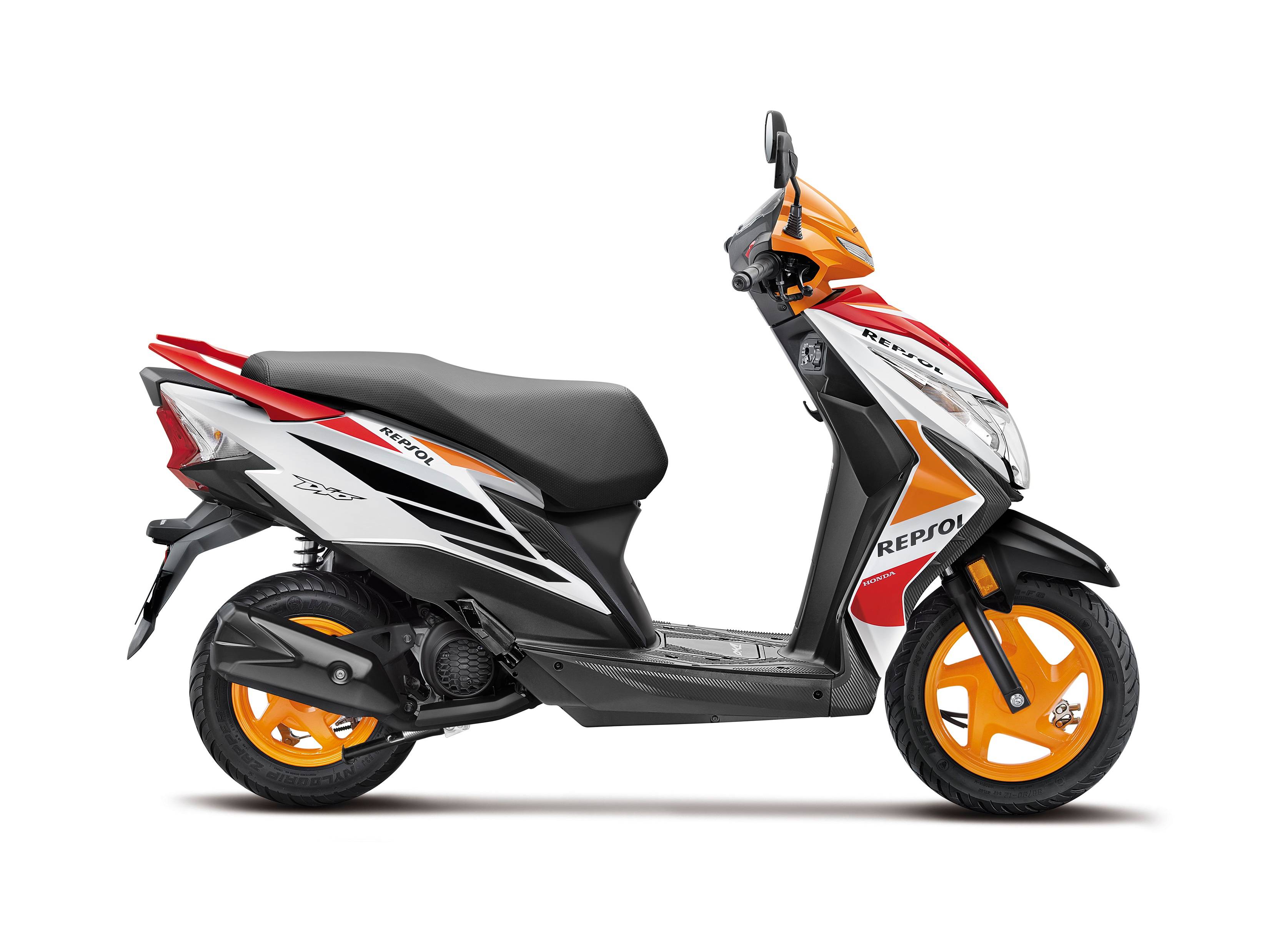 Orange dio online bike