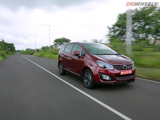 Mahindra Marazzo MPV Spied Testing With Automatic Transmission