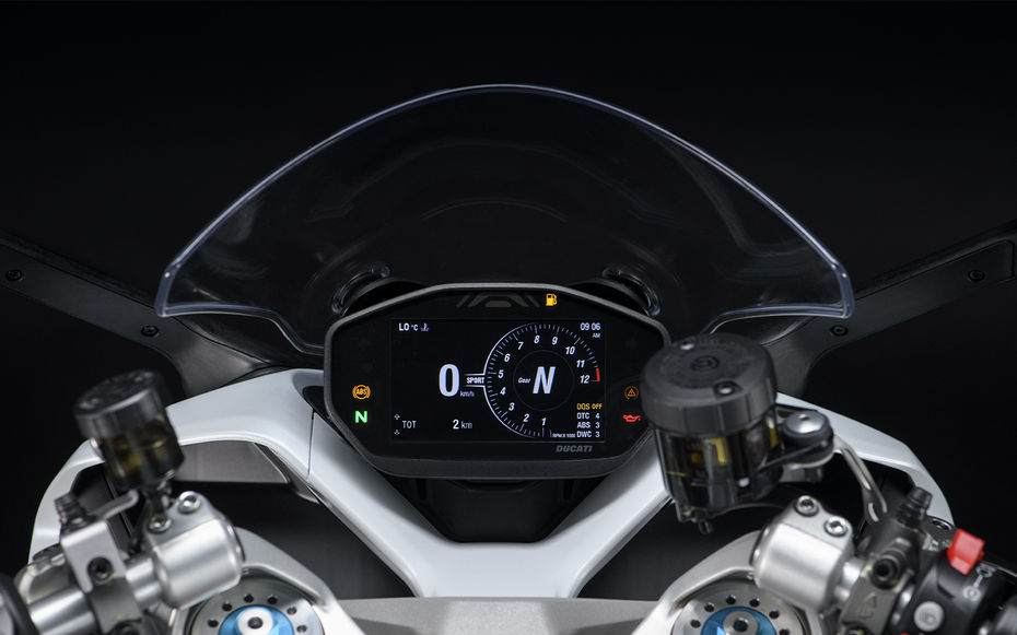 2021 Ducati SuperSport 950 console
