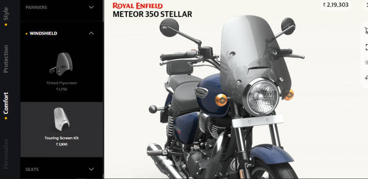 Royal Enfield Meteor 350 Accessories And Prices Revealed