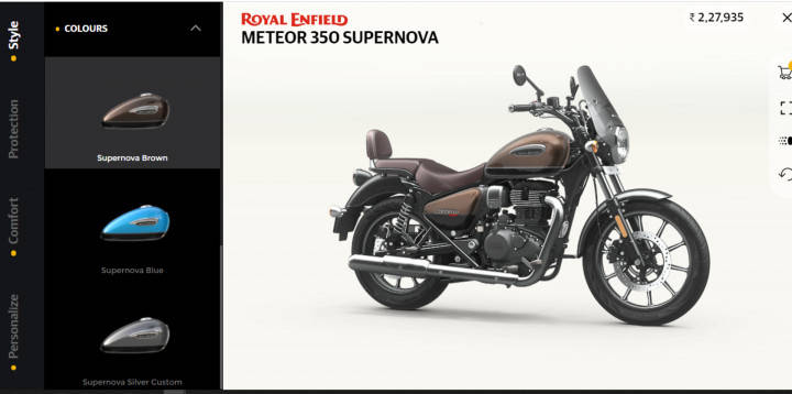 Royal Enfield Meteor 350 Accessories And Prices Revealed