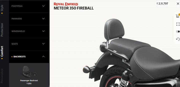 Royal Enfield Meteor 350 Accessories And Prices Revealed