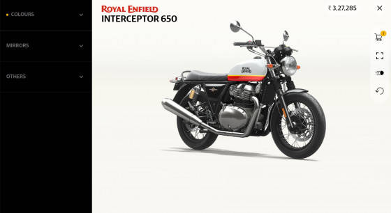 Royal enfield make discount it yours configurator