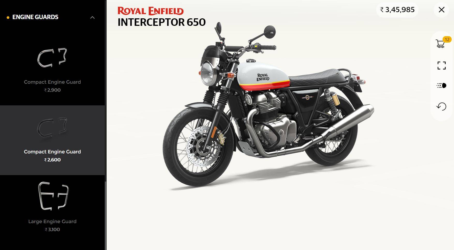 Royal enfield make discount it yours configurator