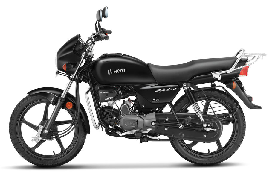Hero Splendor + Gets A New Black And Accent Edition Variant