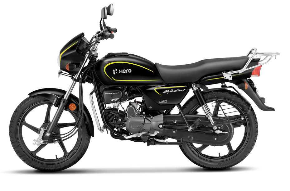 Hero Splendor + Gets A New Black And Accent Edition Variant