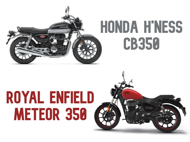 Honda H Ness Cb350 Vs Royal Enfield Meteor 350 Leaked Specs Compared Zigwheels