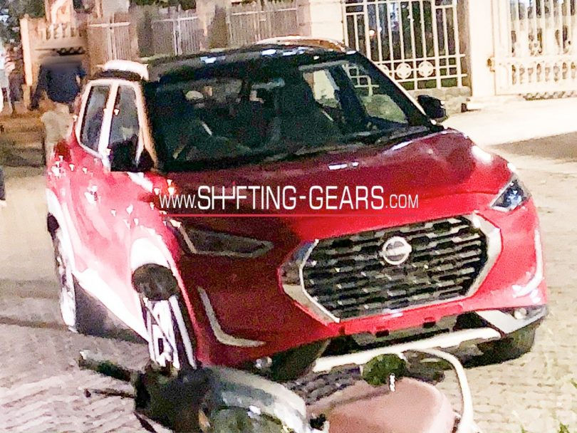 Nissan Magnite Top-end Variant Spied Completely Undisguised Ahead Of October 21 Reveal