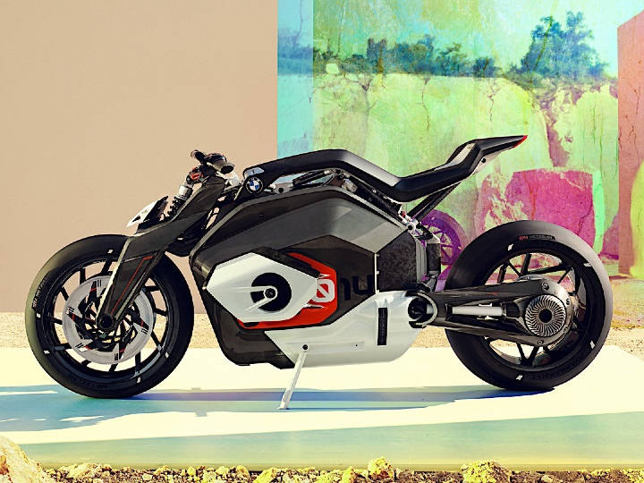 BMW Vision DC Roadster Electric Motorcycle Concept Details Emerge