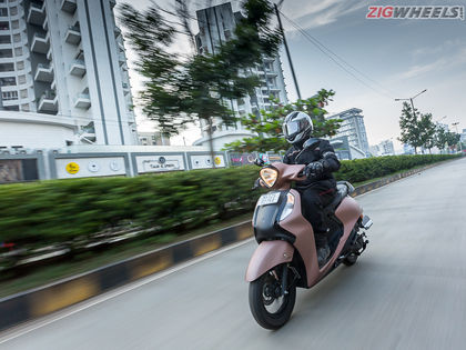 Yamaha Fascino Road Test Review Image Gallery