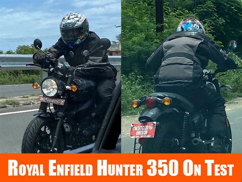 Royal Enfield Hunter 350 Spotted Testing
