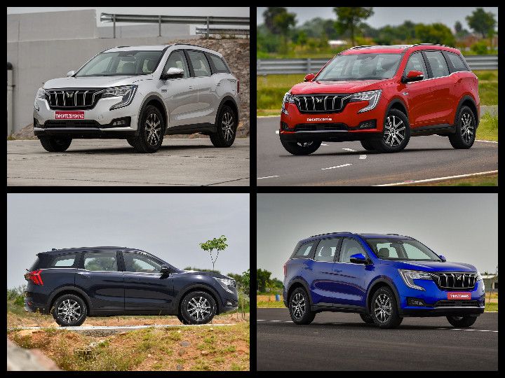 Mahindra XUV700 Red, Dark Blue, Silver, And Blue Colours Detailed