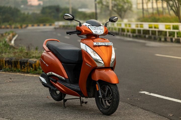 How does TVS first 125cc family scooter stack up  Autocar India