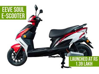 EeVe Soul E-scooter Launched, Boasts 120km Range