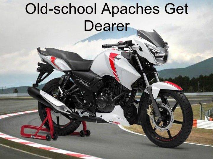 Tvs Apache Rtr 160 Rtr 180 Prices Hiked Latest Price List Revealed Zigwheels