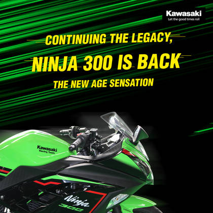 Kawasaki ninja 300 store bs6 launch date