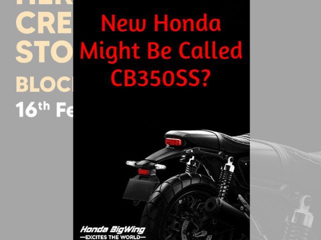 Honda H Ness Cb350 Based Scrambler Could Bear Similarities To The Cb190ss Zigwheels