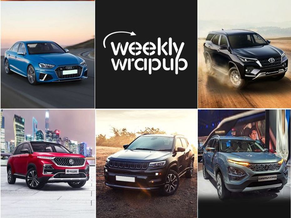 Weekly Car News Fix: 2021 Toyota Fortuner Facelift, Refreshed Audi highlights