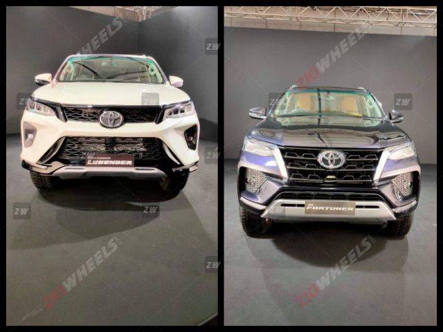 Toyota Fortuner Facelift Launched: Standard vs Legender Variant ...