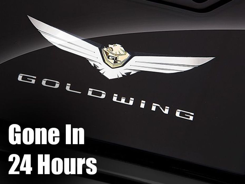 2021 Honda Gold Wing Booked In 24 Hours