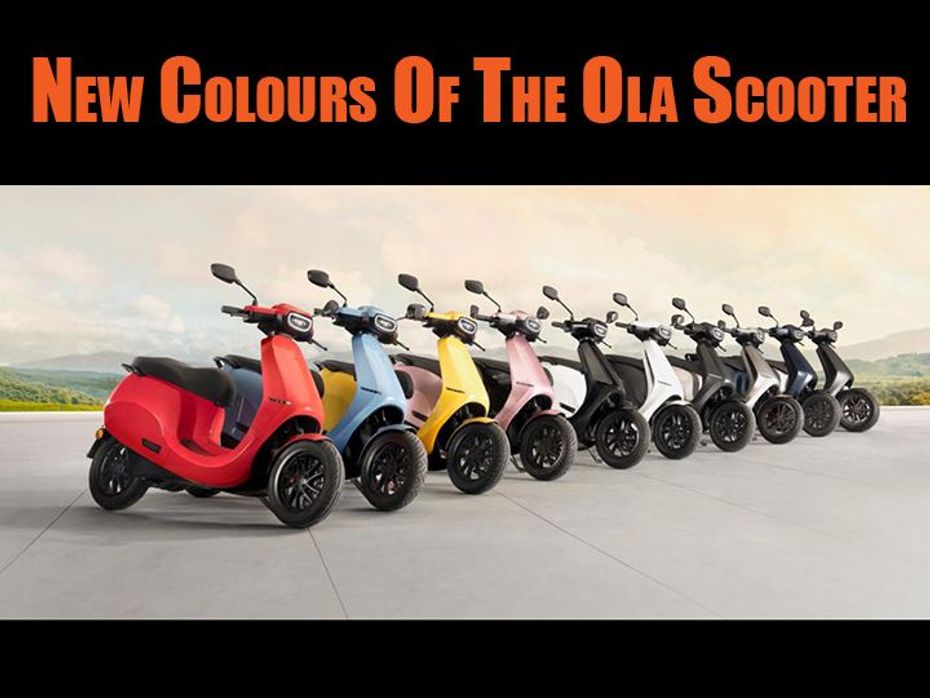 Ola Electric Announces Ten Colours