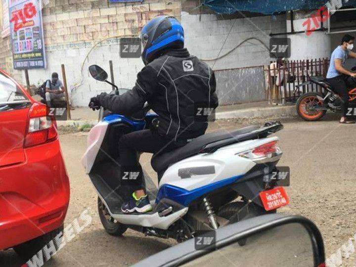 Suzuki Burgman Street Electric Spotted Testing