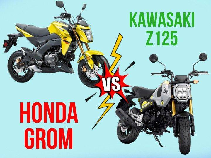 2021 Kawasaki Z125 Vs Honda Grom 125 - Specifications Compared - ZigWheels