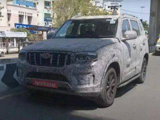 2022 Mahindra Scorpio Spotted Again To Get A 360 Degree Camera Zigwheels