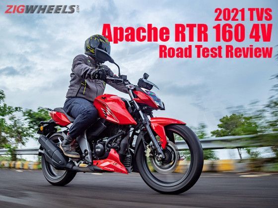 21 Tvs Apache Rtr 160 4v Road Test Review A Stark Improvement Zigwheels
