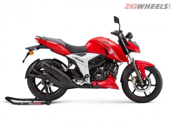 21 Tvs Apache Rtr 160 4v Launched Makes More Power And Torque Zigwheels