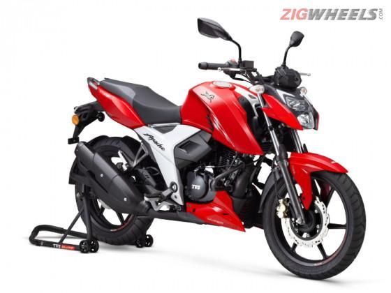21 Tvs Apache Rtr 160 4v Launched Makes More Power And Torque Zigwheels