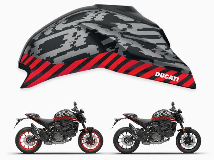 2021 Ducati Monster Gets New And Unique Vinyl Customisation Set