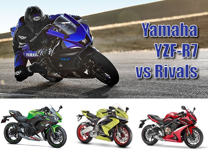 Vedrørende Spytte ud begå Yamaha R7 vs Kawasaki Ninja 650 vs Aprilia RS660 vs Honda CBR650R  Specifications Compared: Power, Performance, Weight, And Price - ZigWheels