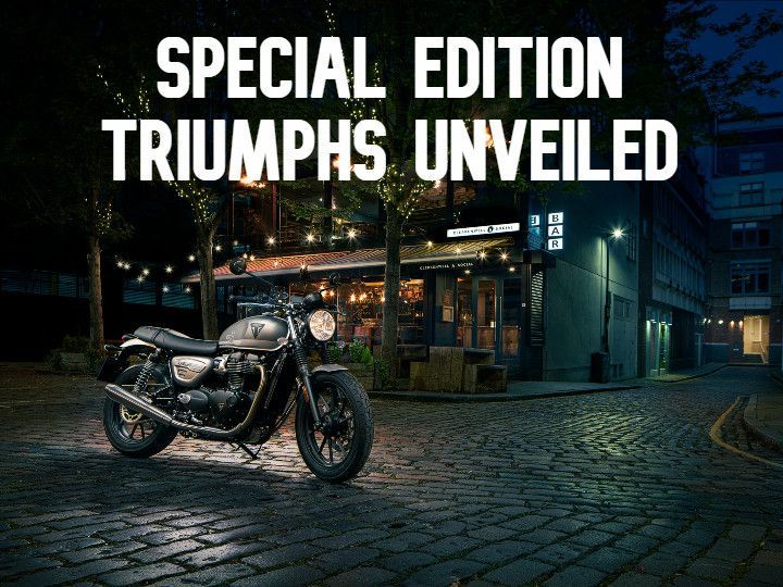Triumph выпускает три мотоцикла специальной серии 2022 года