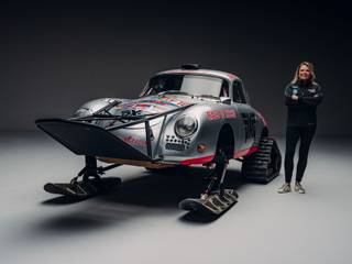 This 1956 Porsche 356 A Is Prepared To Take On The Ice In Antarctica