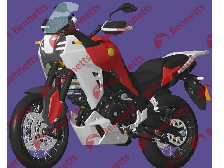 Patent Images Reveal Benelli Working On a 650cc V-twin ADV - Vimarsana News