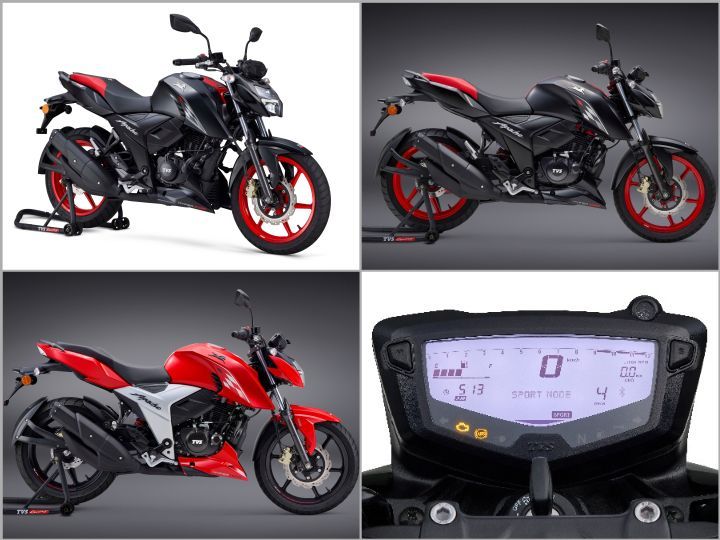 22 Tvs Apache Rtr 160 4v Range Launched Gets Riding Modes Smartphone Connectivity Automobile India News