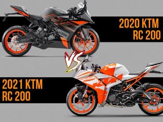 2021 KTM RC 200: Old Vs New