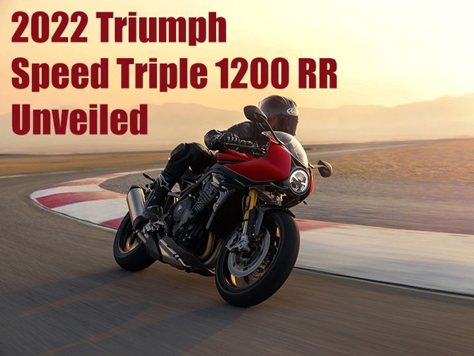 2022 Triumph Speed Triple 1200 RR Unveiled