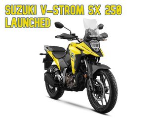 BREAKING: Suzuki Rides In The V-Strom SX