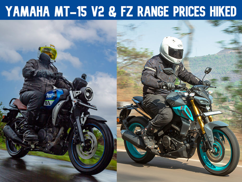 Yamaha MT-15 Version 2.0 And FZ Range Prices Hiked In August 2022