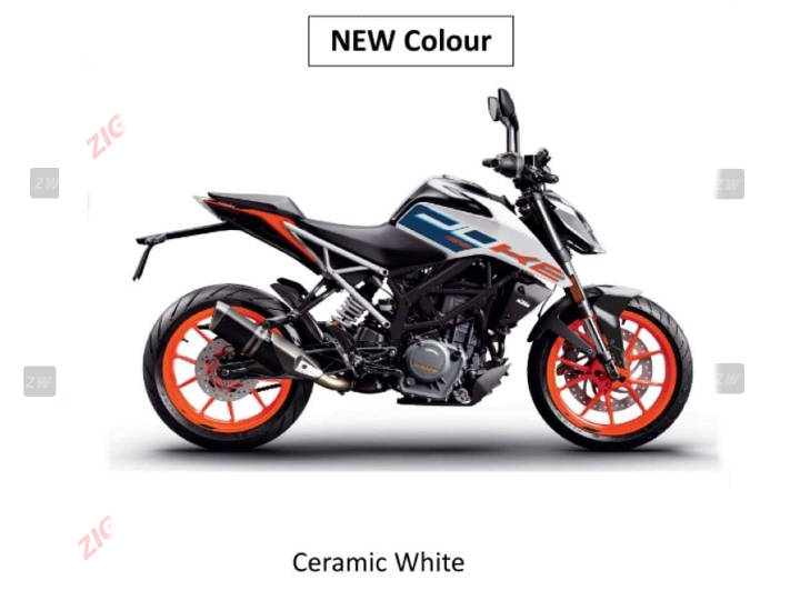 Ktm rc 250 2024 white colour