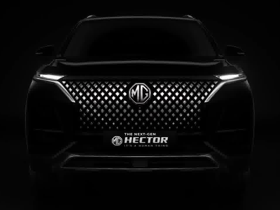Revised MG Hector Shows Its Face In New Teaser ZigWheels