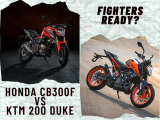 New Honda CB300F vs KTM 200 Duke Compared In 7 Images