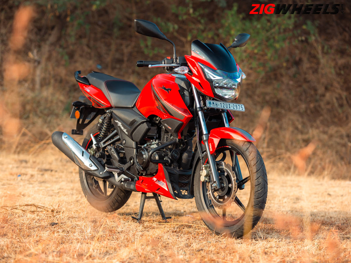 Tvs apache 160 best sale 2v on road price