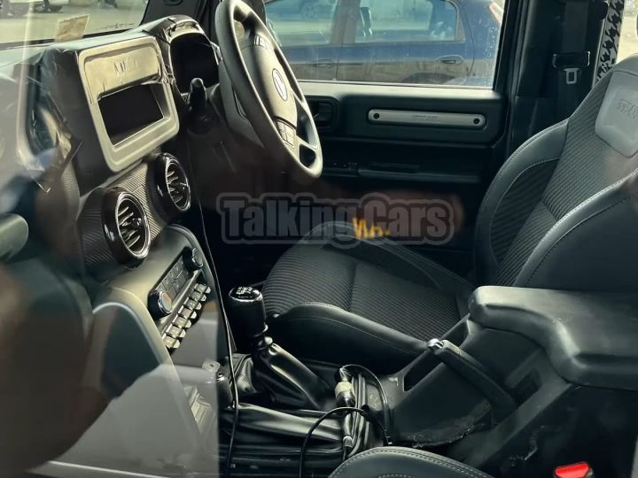 Mahindra Thar 5door Interior Seen For The First Time, Still Can Seat