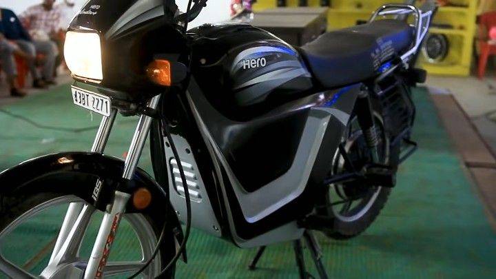 Hero honda 2024 charging bike