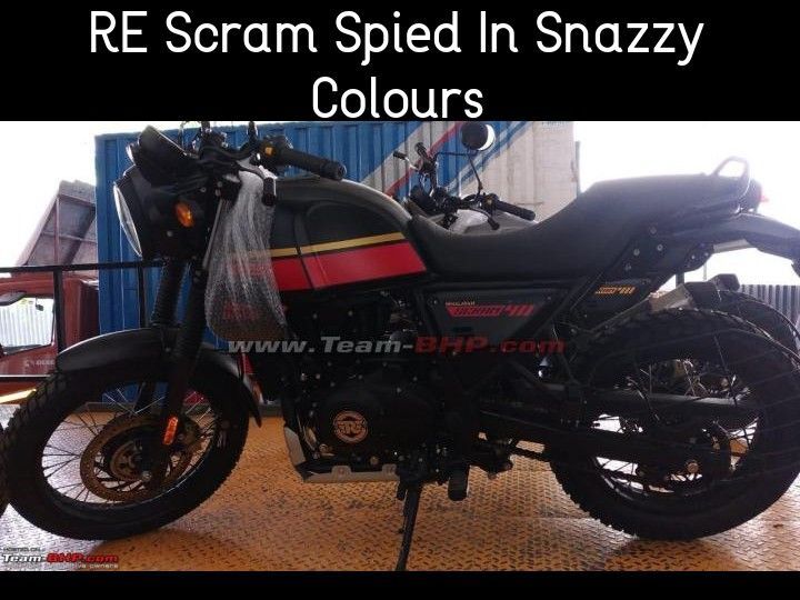 Royal Enfield Scram Spied In New Colours, Launch Soon - Vimarsana News