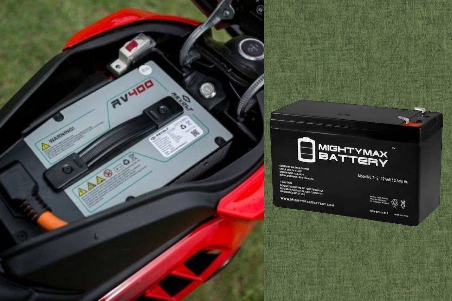 Electric two best sale wheeler battery